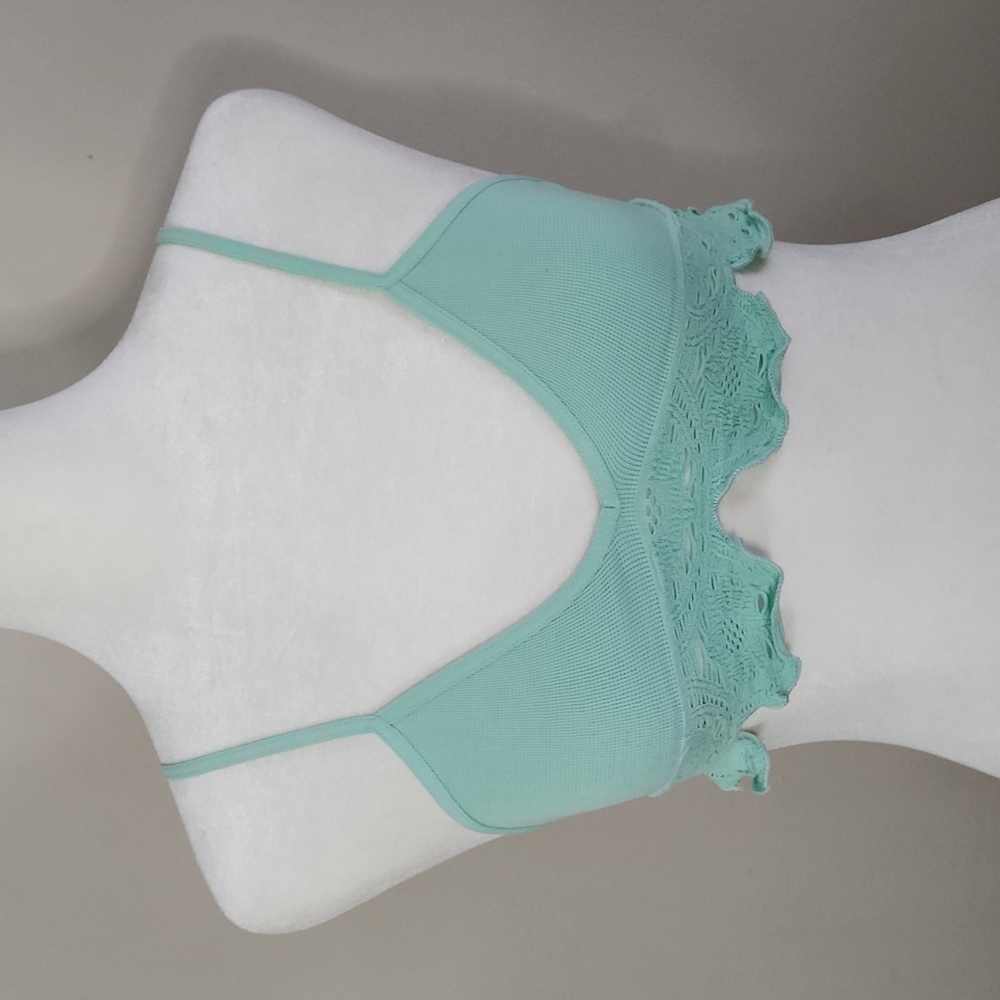 Nwot Free People Intimately Crochet Trim Triangle Bralette
